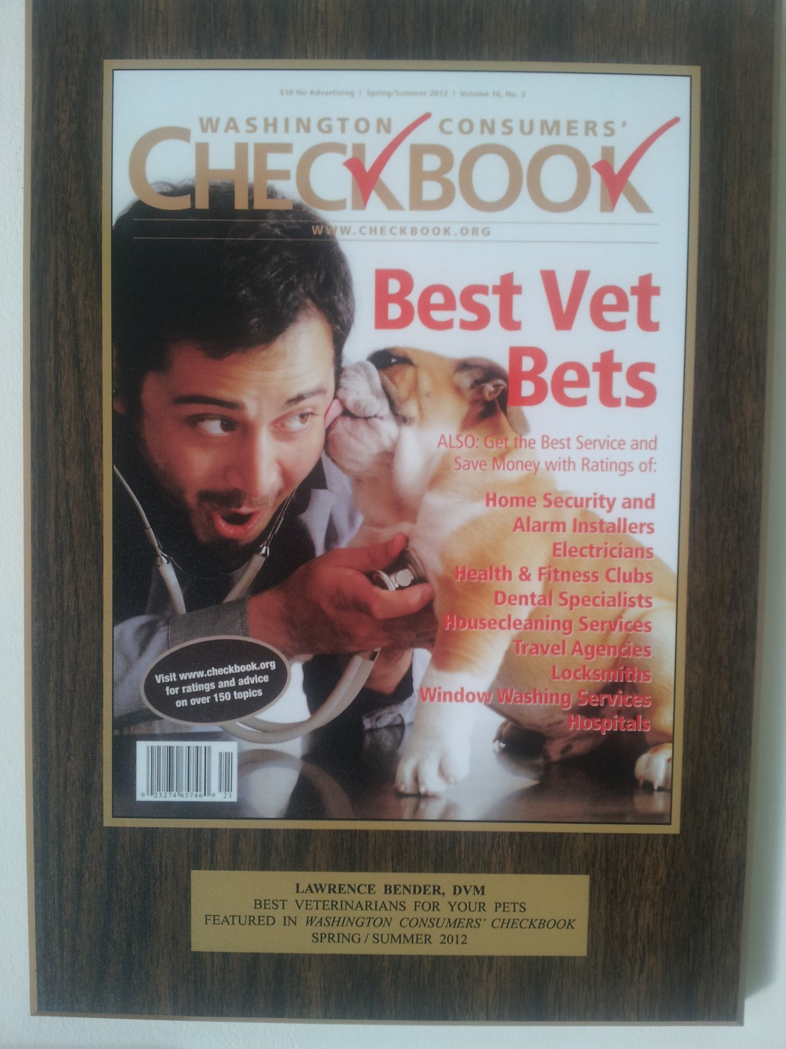 CheckBook Best Vets